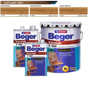 Beger Varnish V-500 Gloss วาร์นิช สีทาเฟอร์นิเจอร์.jpg