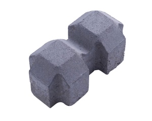 บล็อกปูพื้น เอสซีจี รุ่น คิวบิก กราส ขนาด 10 x 20 x 8 ซม. สีเทา.jpg